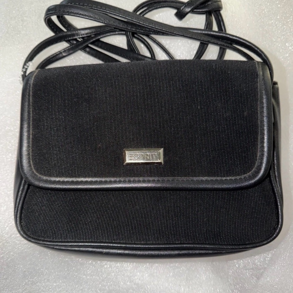 Esprit Elegant Black Crossbody Bag